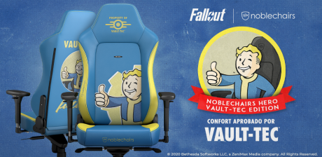 La silla Fallout Vault-Tec Edition de noblechairs ya se encuentra a la venta