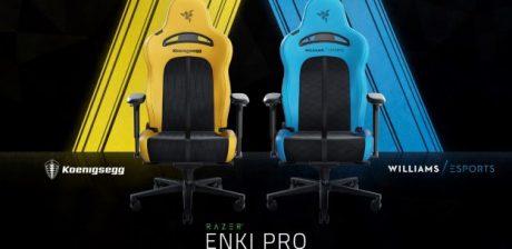 Razer expande la gama de sillas Enki Pro con las ediciones Williams & Koeningsegg