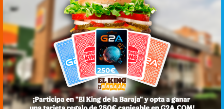 Gana tarjetas de regalo de G2A con » El King de la Baraja»